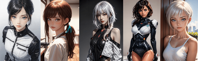 九宫格AI美女--作品展示(6)不看一定会后悔!!-兔兔Blog