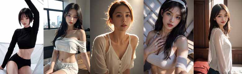 九宫格AI美女--作品展示(2)美得让人惊艳!-兔兔Blog