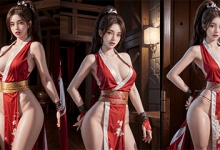 九宫格AI美女--作品展示  不知火舞-兔兔Blog